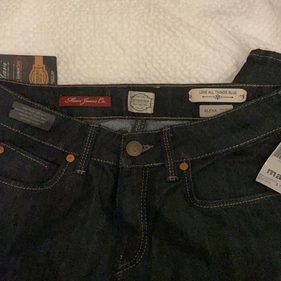 COPY - Mavi Alexa Dark Wash Long Tall Jeans 28x36 - Picture 3 of 3